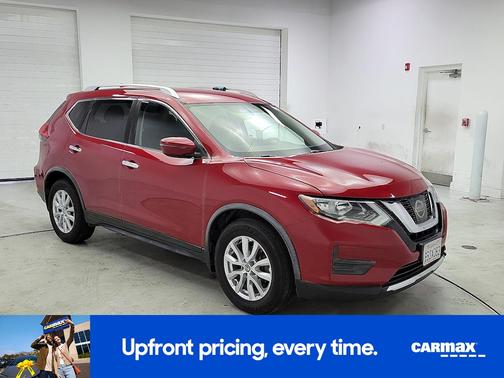Red 2017 Nissan Rogue SV