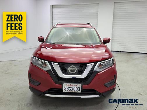 Red 2017 Nissan Rogue SV
