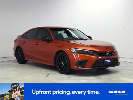 Orange 2022 Honda Civic SI