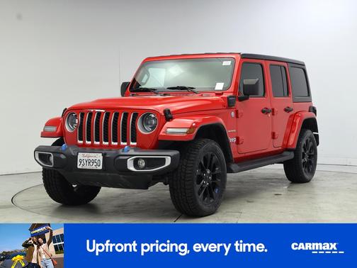 Red 2023 Jeep Wrangler 4xe Unlimited Sahara