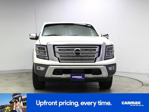 White 2021 Nissan Titan Platinum Reserve