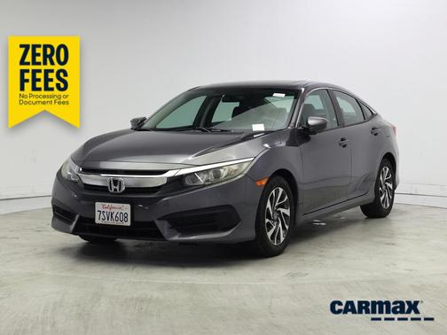 Gray 2016 Honda Civic EX