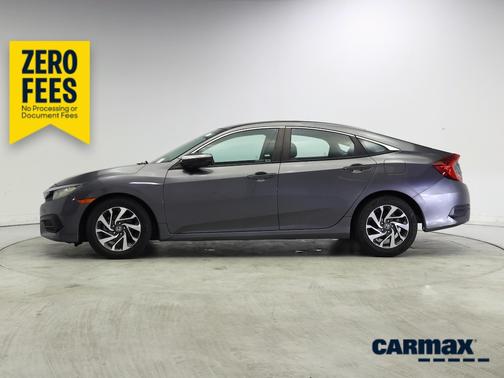 Gray 2016 Honda Civic EX