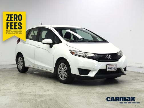 White 2017 Honda Fit LX