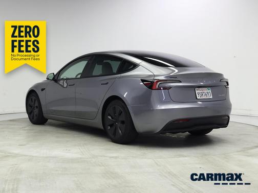 Gray 2025 Tesla Model 3 Long Range