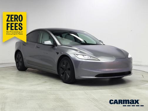 Gray 2025 Tesla Model 3 Long Range