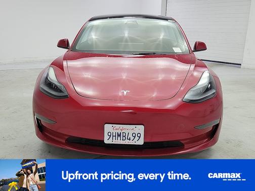 Red 2023 Tesla Model 3