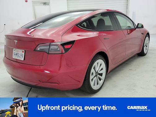Red 2023 Tesla Model 3