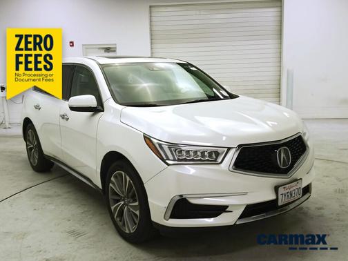 White 2017 Acura MDX