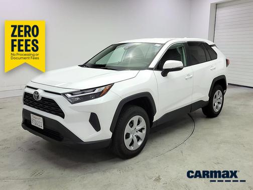 White 2025 Toyota RAV4 LE