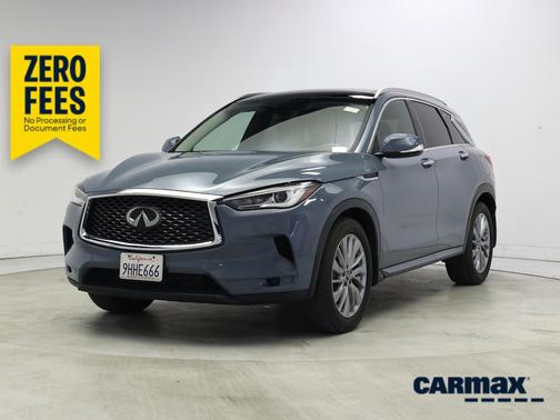 Gray 2023 INFINITI QX50 Luxe