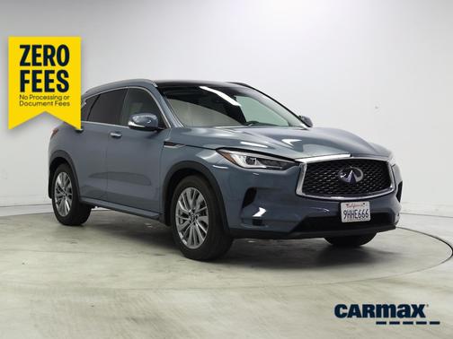 Gray 2023 INFINITI QX50 Luxe