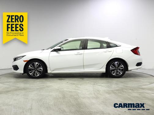 White 2018 Honda Civic EX-L