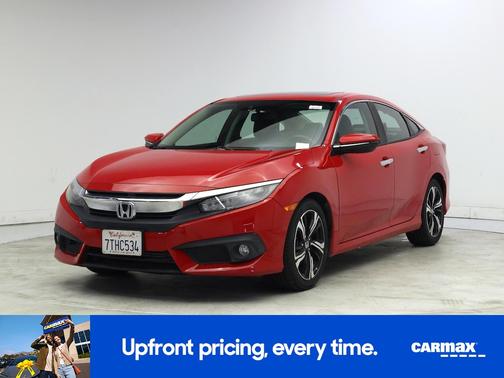 Red 2016 Honda Civic Touring