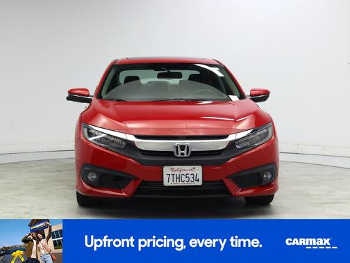 Red 2016 Honda Civic Touring