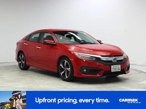 Red 2016 Honda Civic Touring