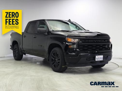 Black 2022 Chevrolet Silverado 1500 Custom