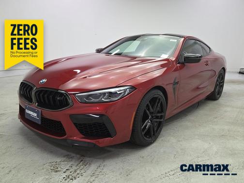 Red 2020 BMW M8 Competition