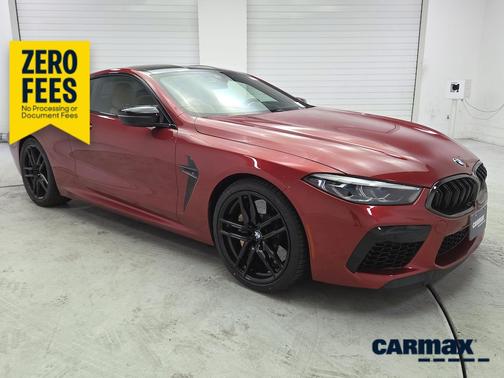 Red 2020 BMW M8 Competition