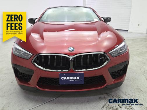 Red 2020 BMW M8 Competition