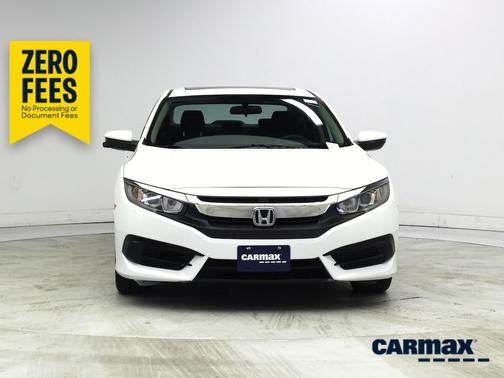 White 2016 Honda Civic EX