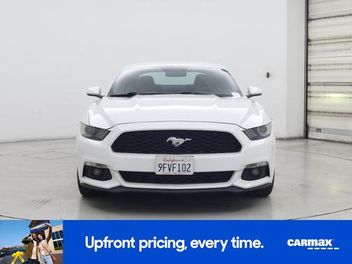 White 2015 Ford Mustang Ecoboost