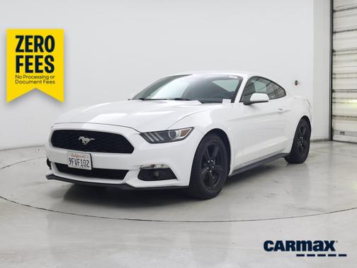 White 2015 Ford Mustang Ecoboost
