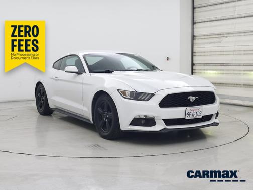 White 2015 Ford Mustang Ecoboost
