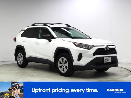 White 2021 Toyota RAV4 LE