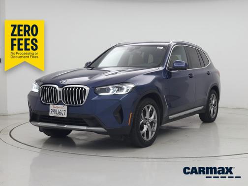 Blue 2023 BMW X3 sDrive30i