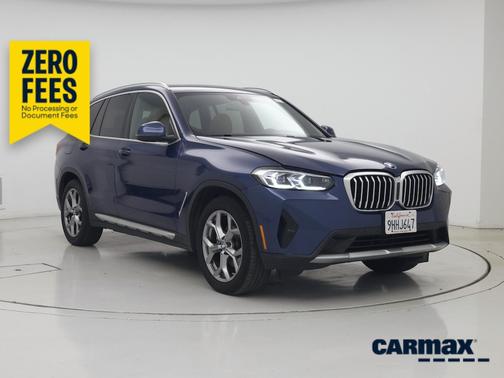 Blue 2023 BMW X3 sDrive30i
