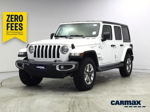 White 2021 Jeep Wrangler Unlimited Sahara