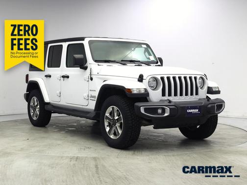 White 2021 Jeep Wrangler Unlimited Sahara