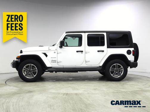 White 2021 Jeep Wrangler Unlimited Sahara