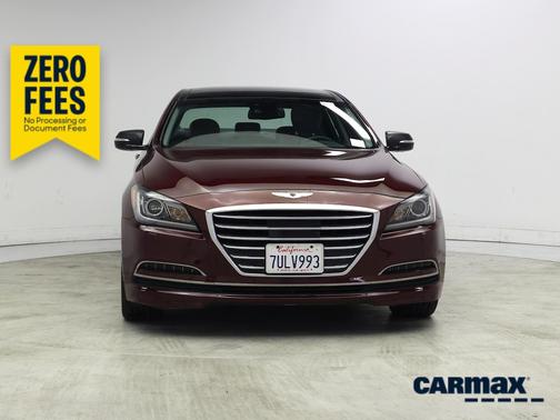 Burgundy 2015 Hyundai Genesis