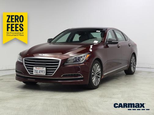 Burgundy 2015 Hyundai Genesis