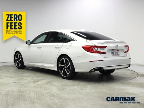 White 2018 Honda Accord Sport
