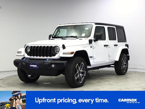 White 2024 Jeep Wrangler 4xe Sport S