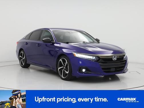 Blue 2022 Honda Accord Hybrid Sport