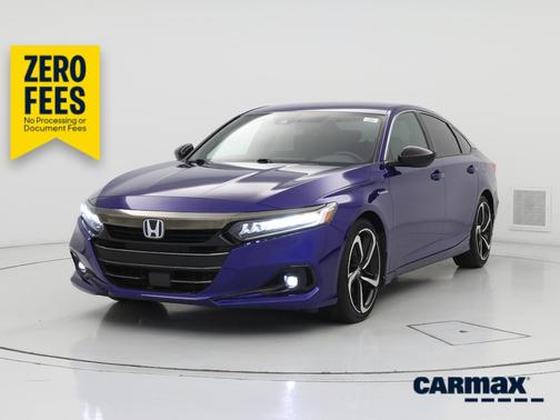 Blue 2022 Honda Accord Hybrid Sport