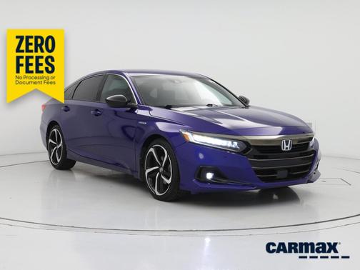 Blue 2022 Honda Accord Hybrid Sport