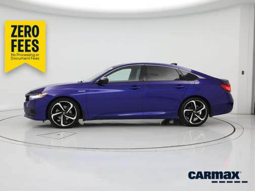 Blue 2022 Honda Accord Hybrid Sport