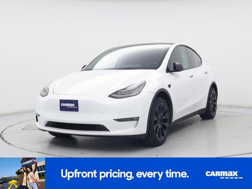 White 2021 Tesla Model Y Long Range