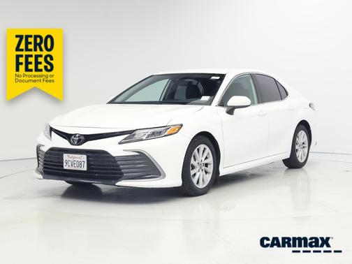 White 2023 Toyota Camry LE