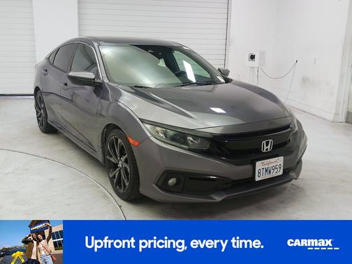 Gray 2020 Honda Civic Sport