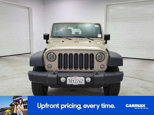 Tan 2016 Jeep Wrangler Rubicon