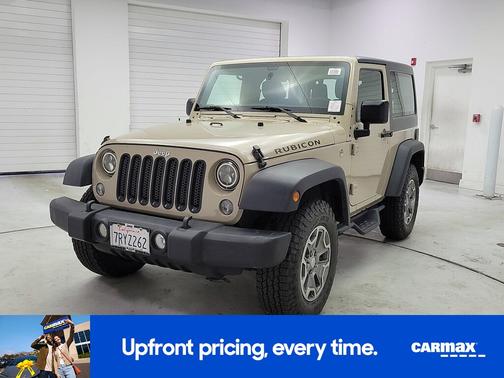 Tan 2016 Jeep Wrangler Rubicon
