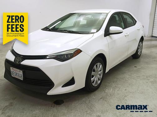 White 2018 Toyota Corolla L
