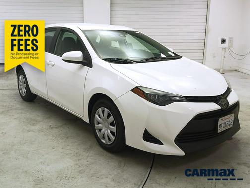 White 2018 Toyota Corolla L