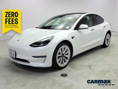 White 2023 Tesla Model 3